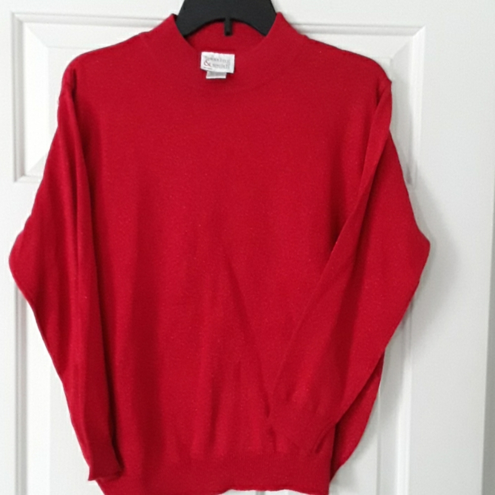 Red sparkly sweater size medium